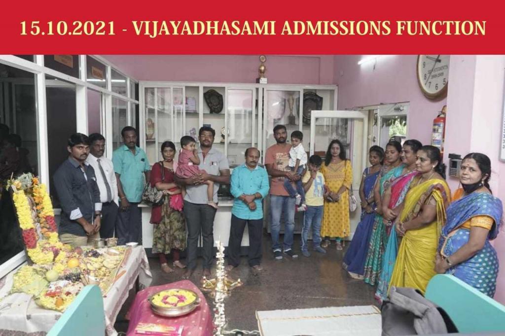 Vijayadhasami Admission Function 2021